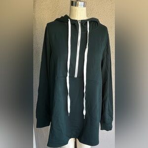 Women's Green Maternity Hoodie
